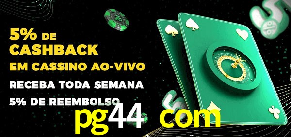 Promoções do cassino ao Vivo pg44 com
